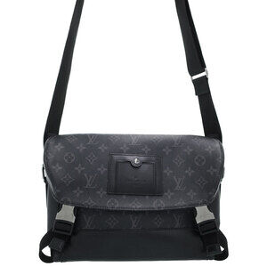 Louis Vuitton Monogram Eclipse Black Messenger Voyage Shoulder Bag